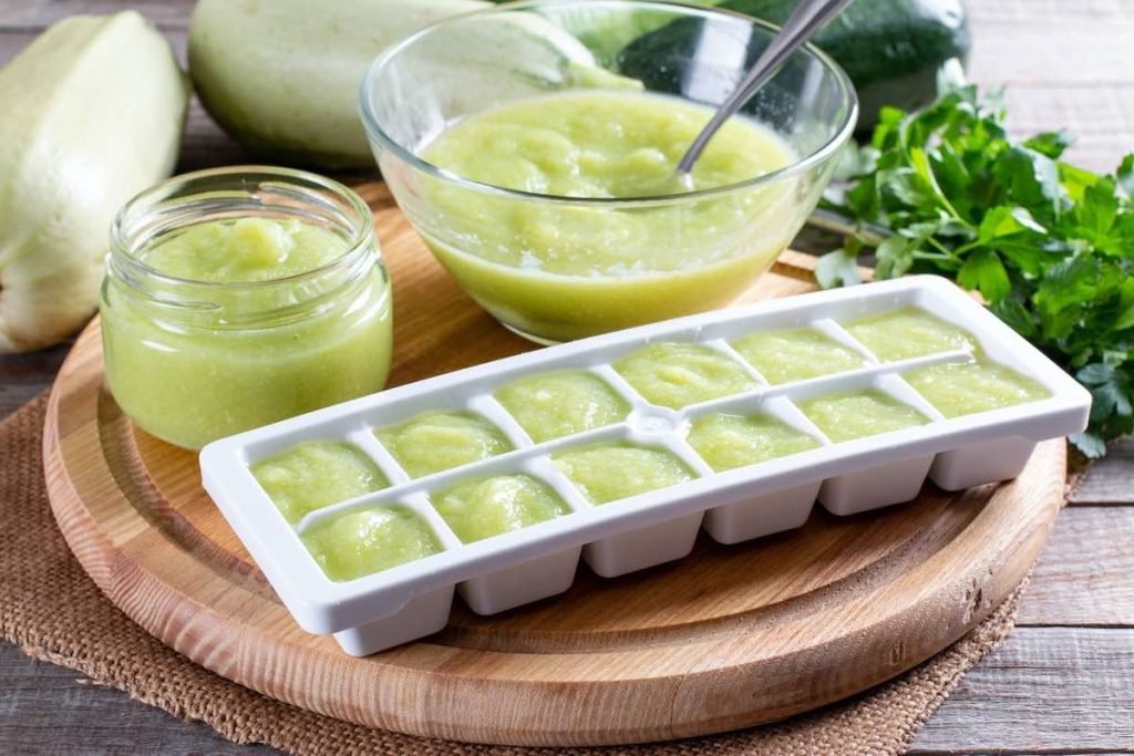 Babyvoeding in ijsblokjesvorm
